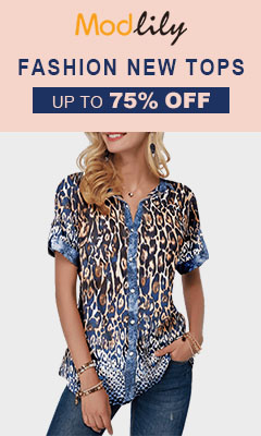 Fashion New Tops,Up To 75% Off