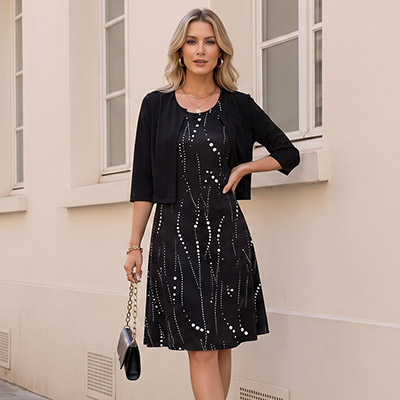 dress&cardigan sets