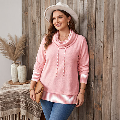 cowl neck sweatshirts