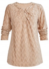 Champagne Velvet Long Sleeve T Shirt | thumb picture 