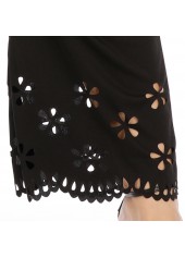 Plus Size Pierced Elastic Waist Pants | thumb picture 