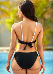 Striped Cutout Waist One Piece Swimwear | thumb picture 