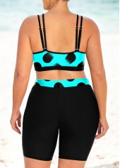 Plus Size Polka Dot High Waisted Bikini Set | thumb picture 