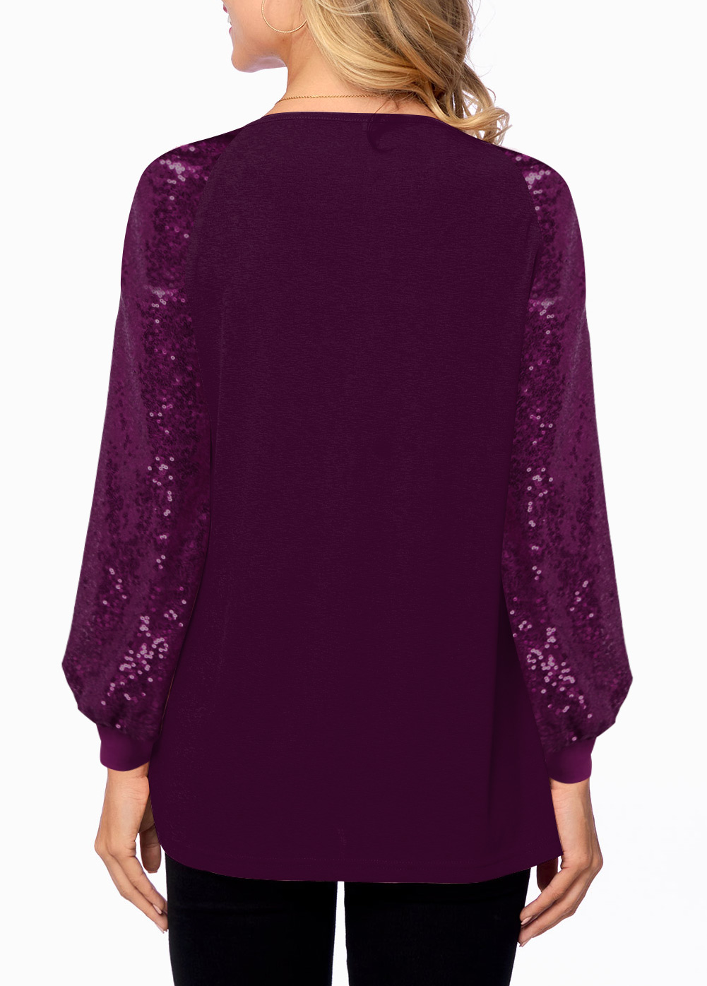 Solid Long Sleeve Quarter Zip T Shirt USD 35.98