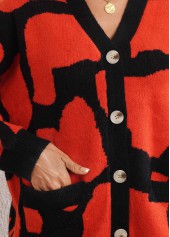 Button Up Pocket Design Long Sleeve Cardigan | thumb picture 