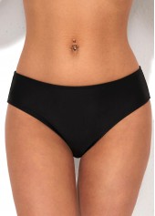 Low Waist Black Bikini Bottom for Women | thumb picture 