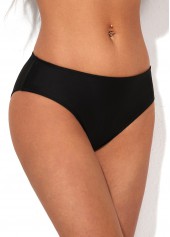 Low Waist Black Bikini Bottom for Women | thumb picture 