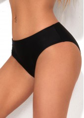 Low Waist Black Bikini Bottom for Women | thumb picture 