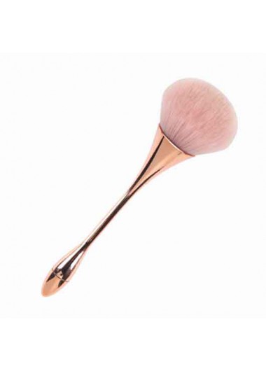 Modlily Plastic Handle Rose Gold Makeup Brush for Women - One Size