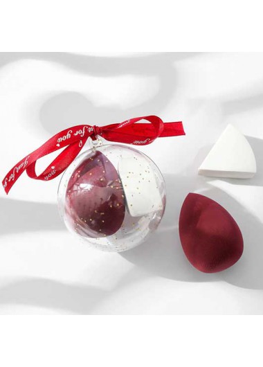 Modlily Wine Red Hydrophilic Polyurethane Beauty Blender Set - One Size