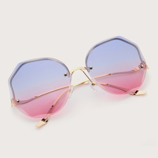 TR Metal Detail Cat Eye Frame Sunglasses for Women