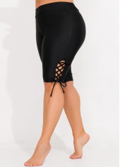 Drawstring Floral Print Pink Swimdress Top-No Bottom | picture 1