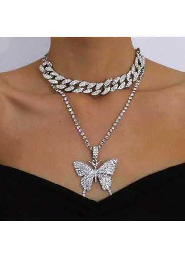  Modlily-Women's Clothing > Jewellery-COLOR-Silver