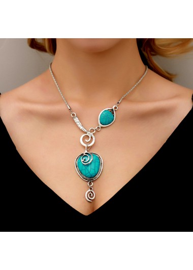  Modlily-Women's Clothing > Jewellery-COLOR-Turquoise