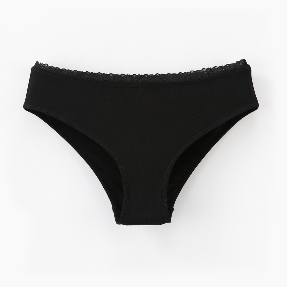 Black Low Waisted Skinny Panty for Women