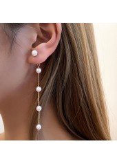 Pearl Design White Earrings for Women