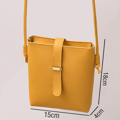 PU Design Ginger Hasp Shoulder Bag