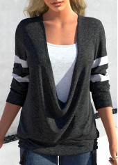 Dark Grey Marl Blouse