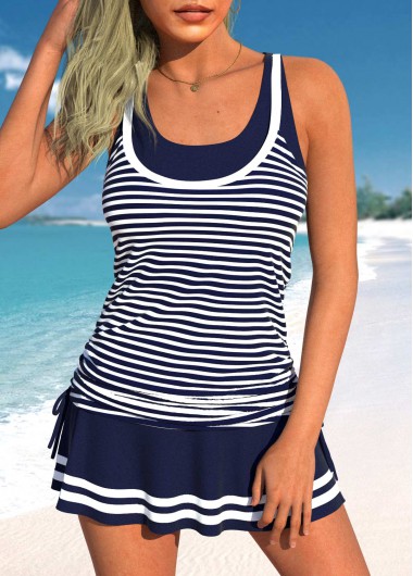  Modlily-Plus Size > Plus Size Swimwear-COLOR-Navy