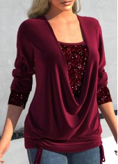 Wine Red Sweatshirt