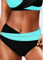 Mid Waisted Black Stretch Bikini Bottom | thumb picture 