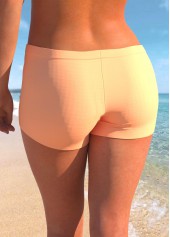 Mid Waisted Plus Size Orange Swim Shorts | thumb picture 