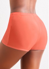 Mid Waisted Stretchy Pink Swimwear Shorts