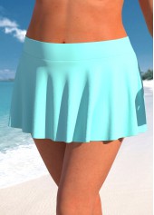 Mid Waisted Plus Size Cyan Pantskirt | thumb picture 