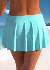 Mid Waisted Plus Size Cyan Pantskirt | thumb picture 