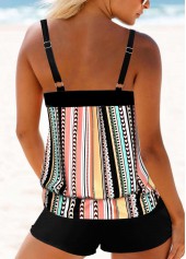 Plus Size Multi Color Tankini Set | thumb picture 