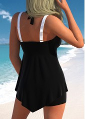 Lace Up Black Tankini Set | thumb picture 