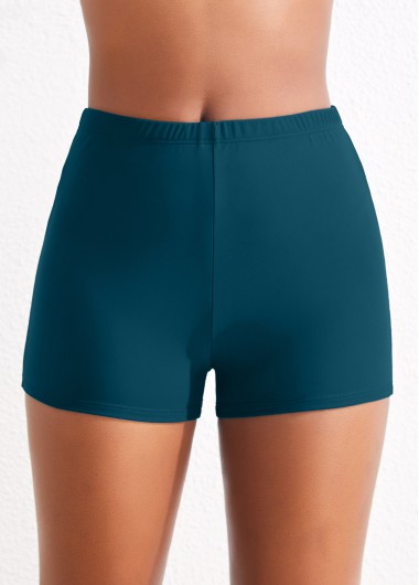 Modlily Plus Size Mid Waisted Swimwear Shorts - 3X