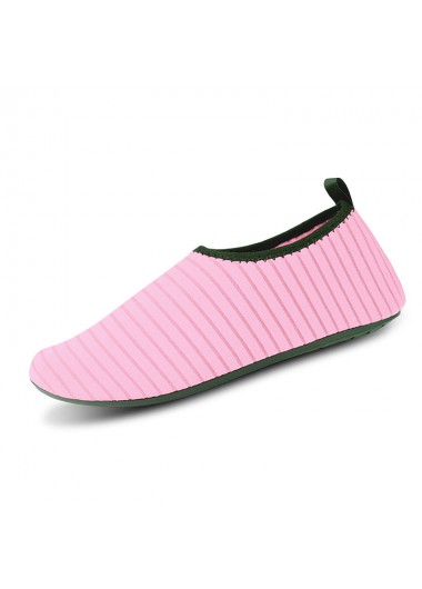 Modlily Light Pink Striped Anti Slippery Water Shoes - 42