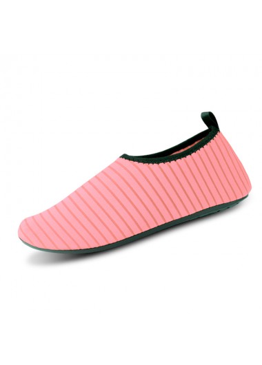 Modlily Dusty Pink Striped Anti Slippery Water Shoes - 40