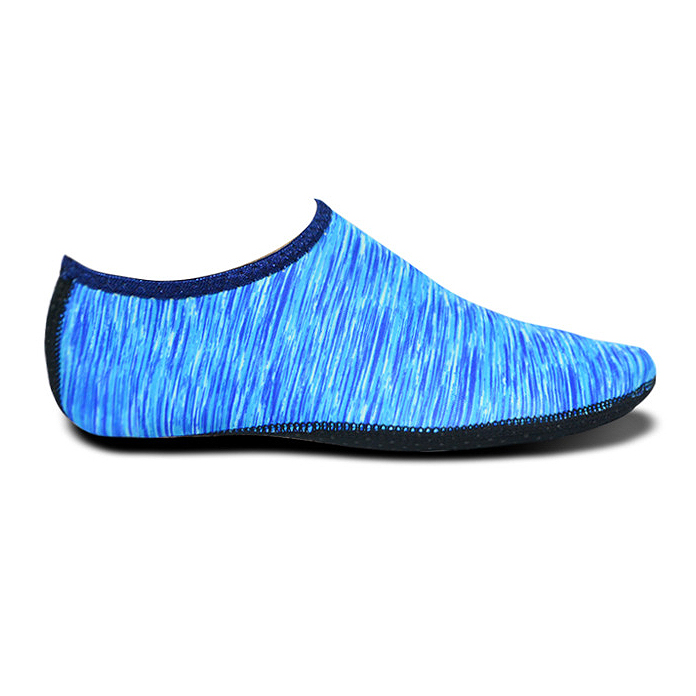 Neon Blue Polyester Material Water Shoes