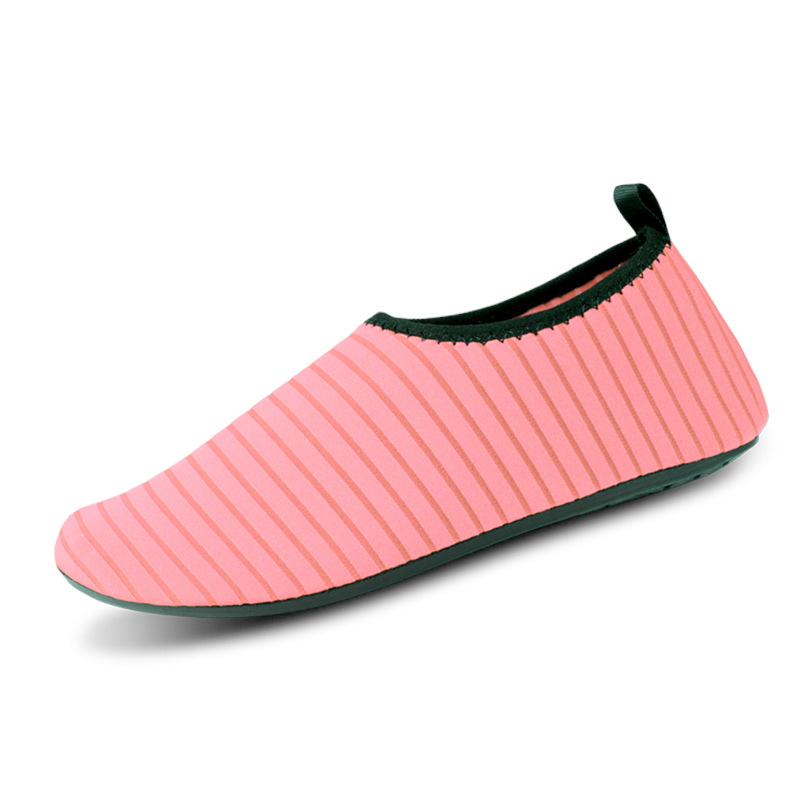 Dusty Pink Striped Anti Slippery Water Shoes