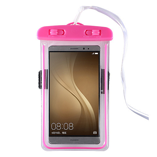 Hot Pink Plastic Design One Size Phone Case