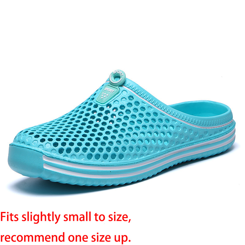Cyan Anti Slippery Rubber Design Water Shoes