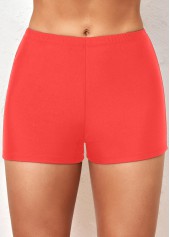 Plus Size Mid Waisted Swim Shorts