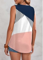 Multi Color Button V Neck Tank Top | thumb picture 