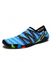 Light Blue Anti Slippery Contrast Water Shoes