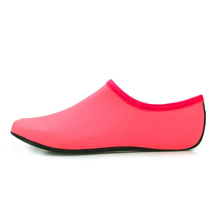 Peach Red Anti Slippery Polyester Water Shoes