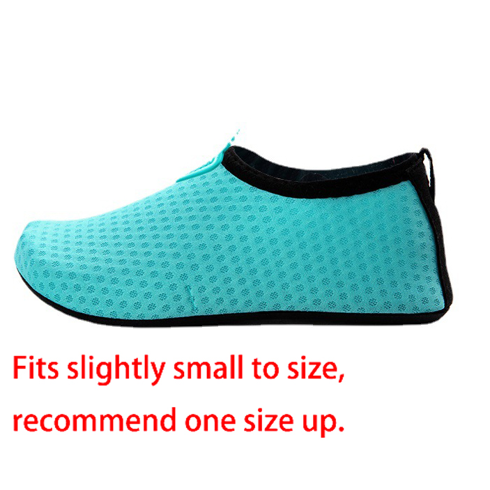 Neon Blue Anti Slippery Contrast Water Shoes