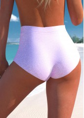 High Waisted Light Purple Bikini Bottom | thumb picture 