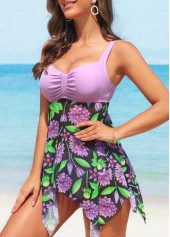 Handkerchief Hem Mid Waisted Swimdress and Panty | thumb picture 