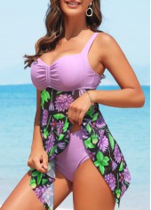 Handkerchief Hem Mid Waisted Swimdress and Panty | thumb picture 
