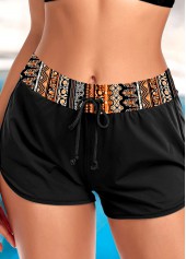 Plus Size Bowknot Multi Color Tribal Print Tankini Top-No Bottom | picture 1