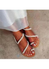 Light Coffee Open Toe Falt Flip Flops Slippers | thumb picture 