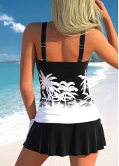 Criss Cross Mid Waisted Tankini Set | thumb picture 