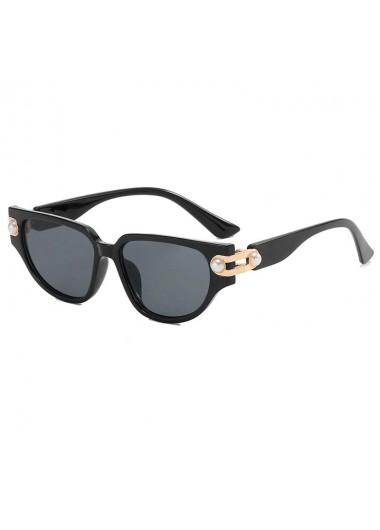 women clothes image of Black Pearl Square Cat Eye Sunglasses